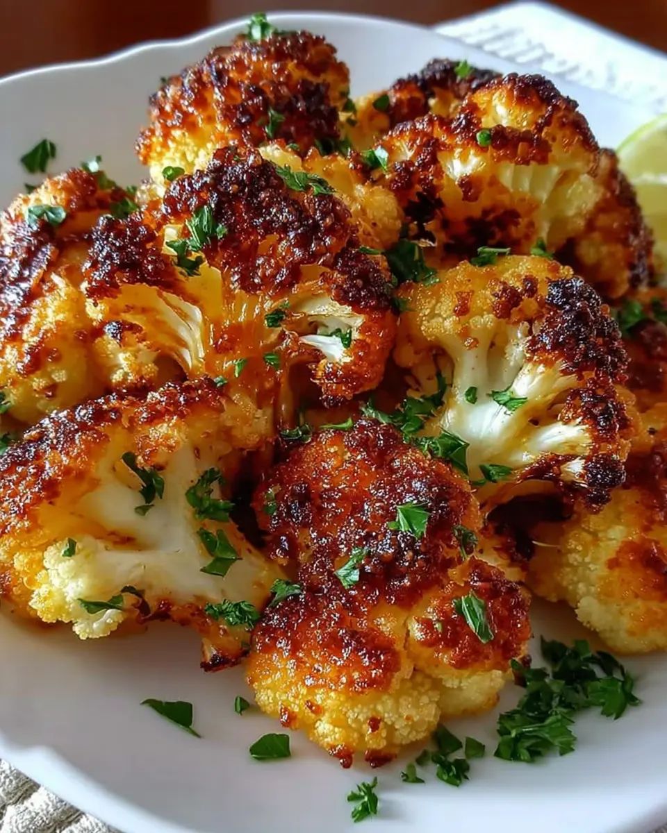 Crispy Roasted Cauliflower