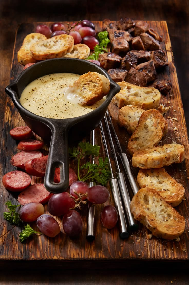 Fondue Savoyarde: Keju Leleh khas Alpen yang Lumer di Mulut!