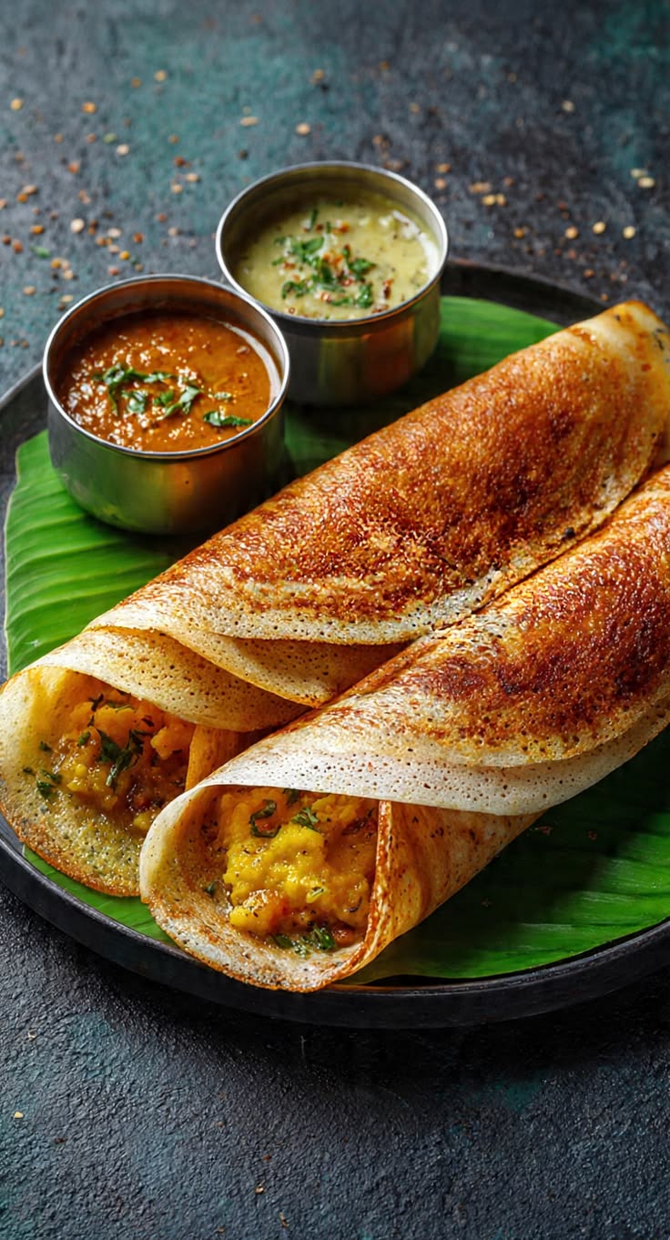 Masala Dosa Crepe Renyah Gurih Khas India, Bikin Ketagihan!