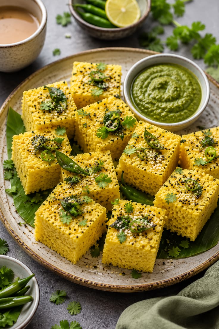 Dhokla Khas Gujarat: Kue Kukus Besan Empuk Lembut